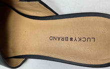 Load image into Gallery viewer, Lucky Brand Womens Bairey Black Leather Pointed Toe Slip-On Mule Flats Size 9M