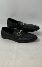 Load image into Gallery viewer, Zara Mens Black Leather Round Toe Low Top Slip-On Loafer Shoes Size 39