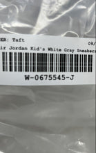 Load image into Gallery viewer, Nike Kids Air Jordan 4 RM FQ7936-101 White Gray Lace-Up Sneaker Shoes Size 11C