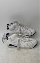 Load image into Gallery viewer, Nike Kids Jordan 6 Retro 384666-141 White Blue Sneaker Shoes Size 13C