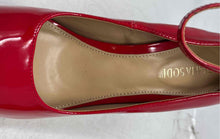 Load image into Gallery viewer, Thalia Sodi Womens Libbie Red Peep Toe Ankle Strap Platform Heels Size 8M