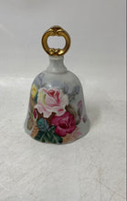 Load image into Gallery viewer, Antique The Danbury Mint Multicolor Floral Hand Painted Porcelain Bell