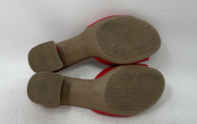 Load image into Gallery viewer, Ramarim Womens Red Leather Open Toe Slip-On Slide Sandals Size 7