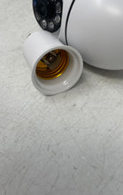 Load image into Gallery viewer, White T-CP8042LF-W3M Wi-Fi 3.0MP PTZ Light Bulb Security Camera Not Tested