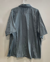 Load image into Gallery viewer, Wrangler Mens Gray Cotton Short Sleeve Collared Pockets Button-Up Shirt Size 3XL