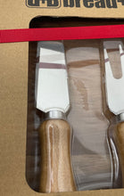 Load image into Gallery viewer, Bread+Butter Acacia Wood 5-Pieces Cheese Set With Tag & Box Factory Sealed