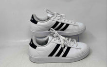 Load image into Gallery viewer, Adidas Womens Grand Court 2.0 White Low Top Lace-Up Sneaker Shoes Size 7