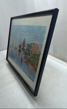 Load image into Gallery viewer, Boats At Argenteuil Paint Impressionism Framed Wall Art Print By Claude Monet