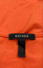 Load image into Gallery viewer, Authentic Escada Womens Orange Short Sleeve Crew Neck T-Shirt Size EUR 36