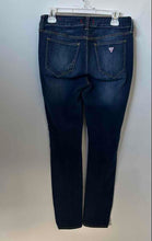Load image into Gallery viewer, Guess Mens Blue Medium Wash Distressed Denim Skinny Leg Jeans Pants Size 30
