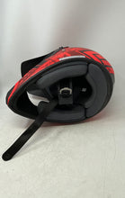 Load image into Gallery viewer, HJC Unisex Black Red Printed Off Road Full Face Motorcycle Helmet Size Small