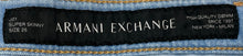 Load image into Gallery viewer, Armani Exchange Womens Blue Denim Medium Wash J01 Super Skinny Leg Jeans Size 26