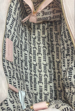 Load image into Gallery viewer, Juicy Couture Womens Pink And Gold Stud Lettering Double Handles Tote Bag
