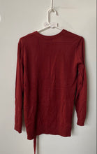 Load image into Gallery viewer, New York & Company Womens Red Long Sleeve Button Front Cardigan Sweater Size S