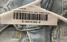 Load image into Gallery viewer, Sweet Couture Girls Blue Denim Pockets One-Piece Overall Size 13/14 With Tag