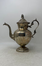 Load image into Gallery viewer, Vintage Birmingham Silver-Tone Ornate Handle Footed Victoria Style Teapot