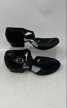 Load image into Gallery viewer, Capezio Womens Pedini 321 Black Leather Buckle Jazz Dance Shoes Size 10 M