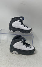 Load image into Gallery viewer, Nike Kids Air Jordan 9 Retro 401812-100 White Gray Lace-Up Sneaker Shoes Size 7C