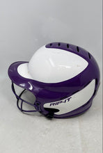 Load image into Gallery viewer, Rip It Vision Pro White And Purple Softball Batting Helmet Size M/L