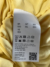 Load image into Gallery viewer, Hugo Boss Mens Light Yellow Cotton Short Sleeve Pullover T-Shirt Size 2XL