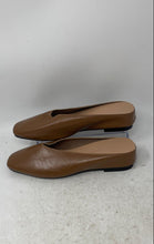 Load image into Gallery viewer, Luytq & Love Womens Brown Leather Slip-On Almond Toe Mule Sandals Size 39