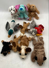 Load image into Gallery viewer, Lot Of 10 Pcs Ty Beanie Babies Multicolor Stuffed Animals Mini Toys Collection
