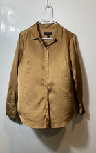Load image into Gallery viewer, Banana Republic Womens Brown Classic Fit Spread Collar Button-Up Shirt Size L