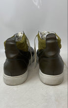 Load image into Gallery viewer, Dol Tora Mens Green Leather Lace-Up Round Toe Mid Top Sneaker Shoes Size 11M