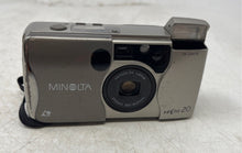 Load image into Gallery viewer, Minolta Vectis 20 Gray Built-In Flash Point & Shoot Film Camera Not Tested