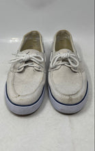 Load image into Gallery viewer, Polo Ralph Lauren Mens Franz White Moc Toe Boat Shoes Size 10.5 D