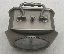 Load image into Gallery viewer, Vintage Pottery Barn Golden Gate Stainless Steel Metal Table Clock Not Tested