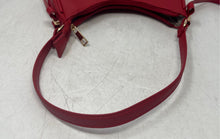 Load image into Gallery viewer, LD Womens Red Faux Leather Side Tassel Inner Pockets Zipper Shoulder Bag