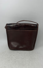 Load image into Gallery viewer, Brighton Womens Brown Leather Crocodile Print Charm Inner Pocket Crossbody Bag