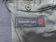 Load image into Gallery viewer, Authentic Ermenegildo Zegna Mens Navy Blue Two-Button Blazer Size EUR 40