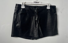 Load image into Gallery viewer, MNG Mango Womens Black Flat Front Pockets Casual Chino Shorts Size 6