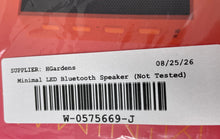 Load image into Gallery viewer, iJoy The Minimal Orange LED Mini Wireless Bluetooth Stereo Speaker Not Tested