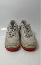 Load image into Gallery viewer, Nike Mens Air Force 1 07 579927-001 Gray Orange Low Top Sneakers Shoes Size 8.5