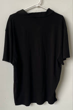 Load image into Gallery viewer, Calvin Klein Mens Black Short Sleeve Button Front Collared Polo Shirt Size 2XL