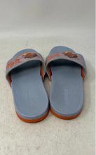 Load image into Gallery viewer, Adidas x Disney Girls Adilette Comfort Blue Orange Slip-On Slide Sandals Size 3