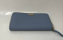 Load image into Gallery viewer, Kate Spade New York Womens Laurel Way Neda Blue Leather Zip-Around Wallet