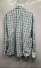 Load image into Gallery viewer, Michael Kors Mens Blue Printed Cotton Long Sleeve Dress Shirt Size XL 17 34-35