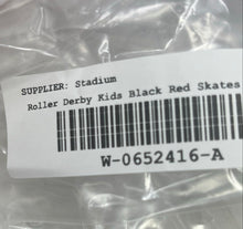 Load image into Gallery viewer, Roller Derby Kids Black Red Adjustable Strap Inline Skates Size 12-2