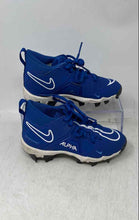 Load image into Gallery viewer, Nike Kids Alpha Menace 3 Shark Blue White Lace-Up Football Cleats Size 12C