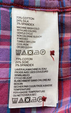Load image into Gallery viewer, Tommy Bahama Mens Red Blue Plaid Long Sleeve Collared Button-Up Shirt Size XXL