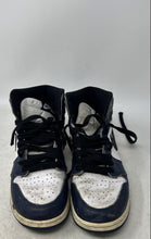 Load image into Gallery viewer, Nike Kids Jordan 1 Retro High OG FD1437-401 White Black Blue Sneaker Shoes 5.5Y