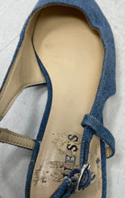 Load image into Gallery viewer, Guess Womens Blue Pointed Toe Flat Slingback Sandals Size 7.5M