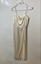Load image into Gallery viewer, Abercrombie & Fitch Womens White Spaghetti Strap Back Zip Midi Slip Dress Size S