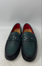 Load image into Gallery viewer, Cvepval Mens Dark Green Leather Slip-On Low Top Loafer Shoes Size EUR 46