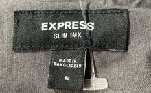 Load image into Gallery viewer, Express 1MX Mens Dark Gray Long Sleeve Collared Slim Fit Button-Up Shirt Size S