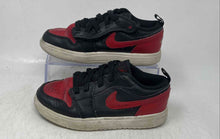 Load image into Gallery viewer, Nike Kids Air Jordan 1 Retro Low OG Black Red Lace-Up Sneaker Shoes Size 1Y